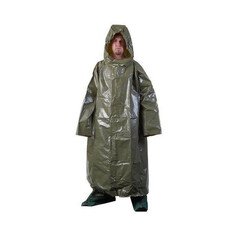 Mil-Tec Od Wet Weather Poncho Vinyl - Apsiaustas/palapinsiaustė, vienkartinio naudojimo