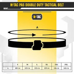 M-Tac Double Duty Tactical Belt Kelnių diržas