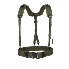 Mil-Tec OD US LC2 Suspenders Olive Petnešos