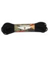 TEESAR Paracord 30m Parakordas, juoda nailoninė virvė